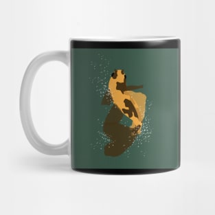 Orange and Black Koi Mug